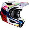 Fox V2 Kresa Multi Coloured Motocross Helmet Front Right                                                                                                                                                                                                       
