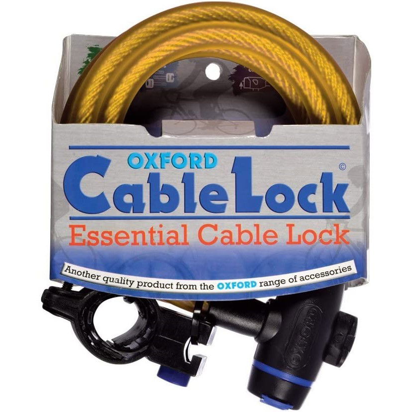 Oxford Products Of246 Cable Lock 1 8M Bronze
