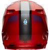 Fox V2 Vlar Flame Red Motocross Helmet Back                                                                                                                                                                                                                    