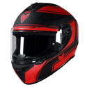 FT815 Helmet Matt Black Red
