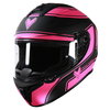 Frank Thomas FT815 Helmet Matt Black Pink
