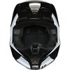 Fox V1 Prix Black Motocross Helmet Front                                                                                                                                                                                                                       