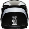 Fox V1 Prix Black Motocross Helmet Back                                                                                                                                                                                                                        