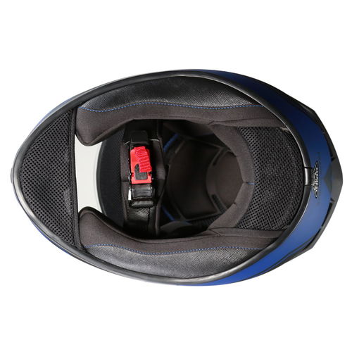 Frank Thomas FT815 Helmet Matt Black Blue