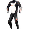 Alpinestars GP Force Chaser Leather Suit Black White Red Fluo