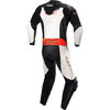 Alpinestars GP Force Chaser Leather Suit Black White Red Fluo