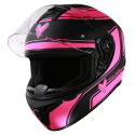 FT815 Helmet Matt Black Pink