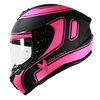 Frank Thomas FT815 Helmet Matt Black Pink