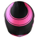FT815 Helmet Matt Black Pink
