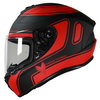 Frank Thomas FT815 Helmet Matt Black Red
