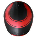 FT815 Helmet Matt Black Red