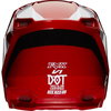 Fox V1 Prix Flame Red Motocross Helmet Back                                                                                                                                                                                                                    
