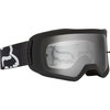 Fox Main II S Black MX Goggles Front Right                                                                                                                                                                                                                     