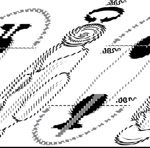 Quad Lock 360 Arm - Dual Pivot Medium