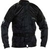 Richa Rain Warrior Black Motorcycle Over Jacket Front                                                                                                                                                                                                          