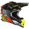 Oneal 2SRS Rush Helmet Red Neon Yellow