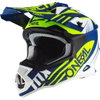 Oneal 2SRS Spyde Helmet Blue White Neon Yellow