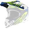 Oneal 2SRS Spyde Helmet Blue White Neon Yellow