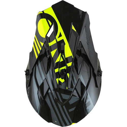 Oneal 2SRS Rush Helmet Grey Neon Yellow