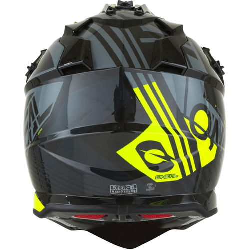Oneal 2SRS Rush Helmet Grey Neon Yellow