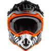 Oneal 2SRS Spyde Helmet Black White Orange