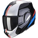 Exo-Tech Evo Forza Helmet Black Silver Red