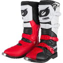 Rider Pro Boots Black White Red