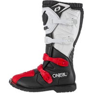 Rider Pro Boots Black White Red