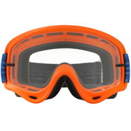 O Frame MX Goggles Shockwave Orange Blue Clear Lens