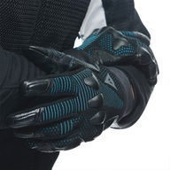 Unruly Ladies Ergo-Tek Gloves Black Ocean Depths