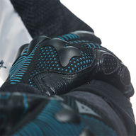 Unruly Ladies Ergo-Tek Gloves Black Ocean Depths