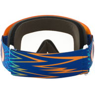 O Frame MX Goggles Shockwave Orange Blue Clear Lens