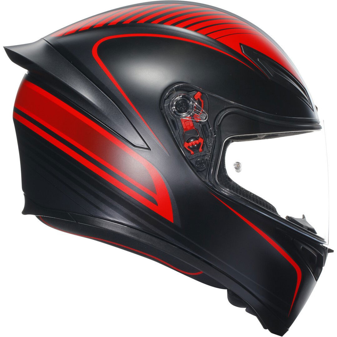 AGV K1-S Helmet Warm Up Matt Black Red