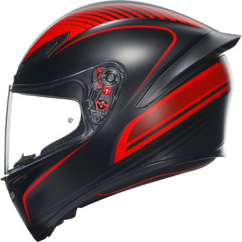 AGV K1-S Helmet Warm Up Matt Black Red