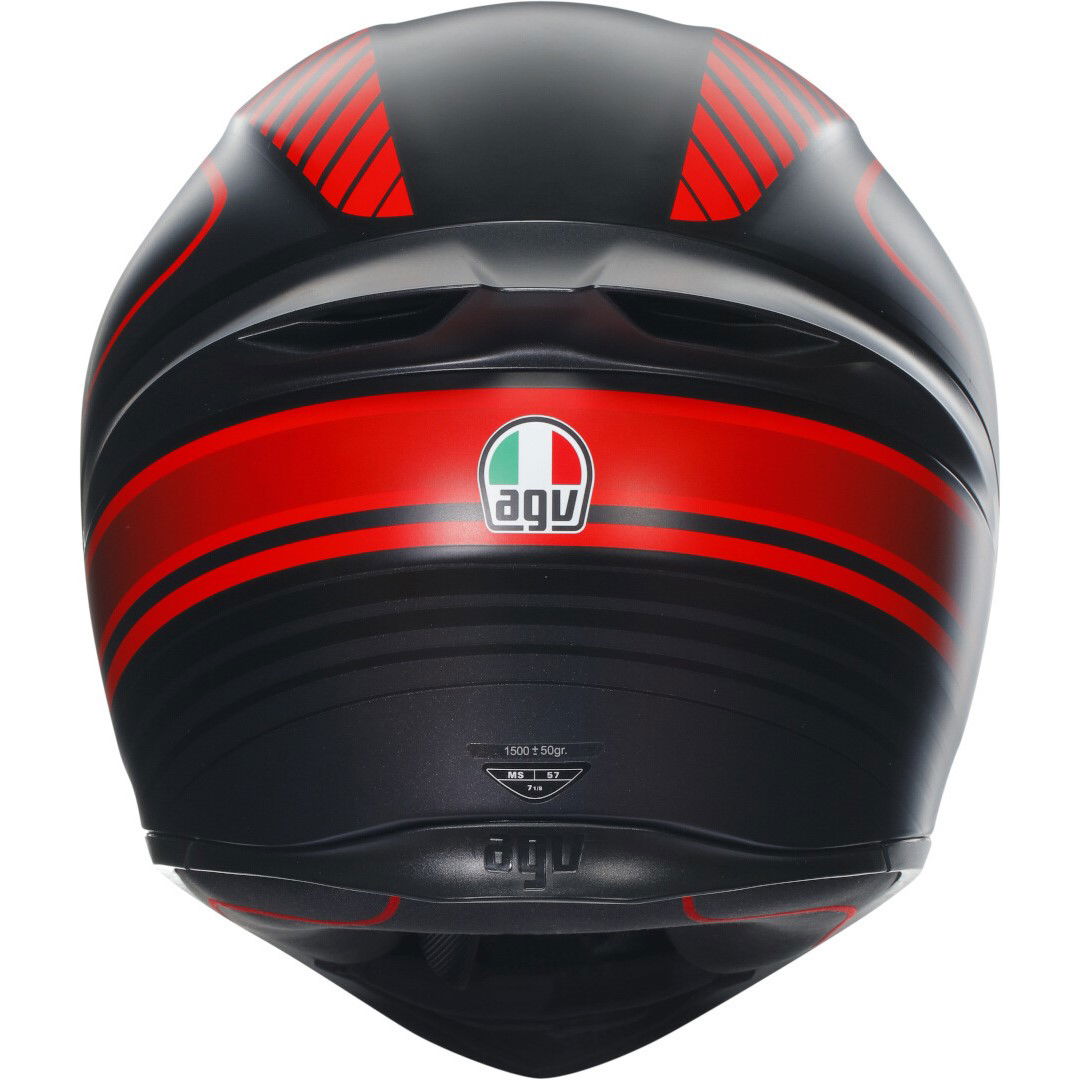 AGV K1-S Helmet Warm Up Matt Black Red