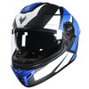 Frank Thomas FT62 SV Tiger Helmet Matt Black Blue White