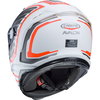 Caberg Avalon Forge Helmet Matt White Orange Silver