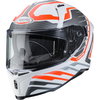 Caberg Avalon Forge Helmet Matt White Orange Silver