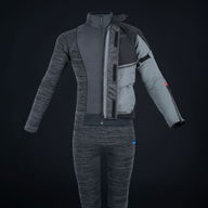 Advanced Base Layer Mens Top Charcoal Marl