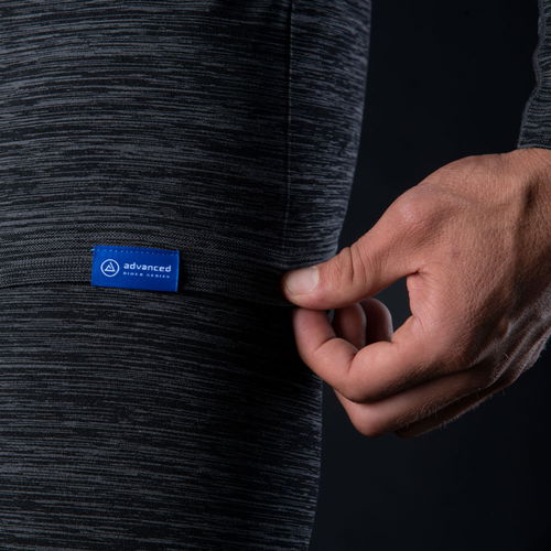 Oxford Products Advanced Base Layer MS Top Charcoal Marl