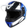 Frank Thomas FT62 SV Tiger Helmet Matt Black Blue White