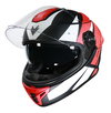 Frank Thomas FT62 SV Tiger Helmet Matt Black Red White