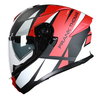 Frank Thomas FT62 SV Tiger Helmet Matt Black Red White