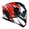 Frank Thomas FT62 SV Tiger Helmet Matt Black Red White