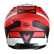 FT62 SV Tiger Helmet Matt Black Red White