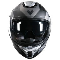 FT62 SV Tiger Helmet Matt Black Silver Grey