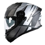 FT62 SV Tiger Helmet Matt Black Silver Grey