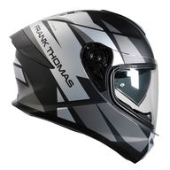 FT62 SV Tiger Helmet Matt Black Silver Grey