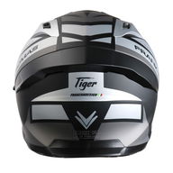 FT62 SV Tiger Helmet Matt Black Silver Grey