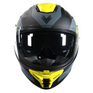 FT62 SV Tiger Helmet Matt Black Yellow Grey